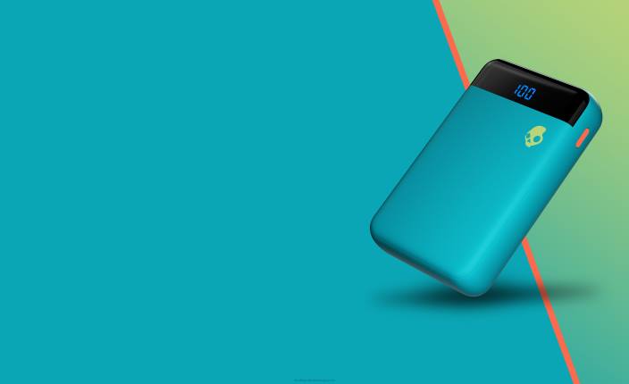 fat hiter in prilagodljiv fat stash 2 prenosni paket baterij 10000 mah Skullcandy FTZX39