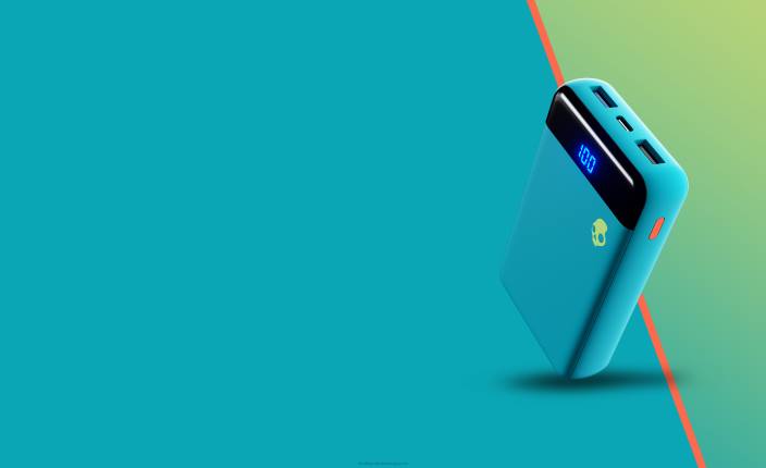 fat hiter in prilagodljiv fat stash 2 prenosni paket baterij 10000 mah Skullcandy FTZX39