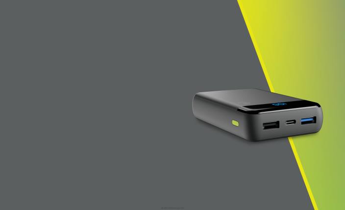 hladno siva/rumena fat hiter in prilagodljiv fat stash 2 prenosni paket baterij 10000 mah Skullcandy FTZX38