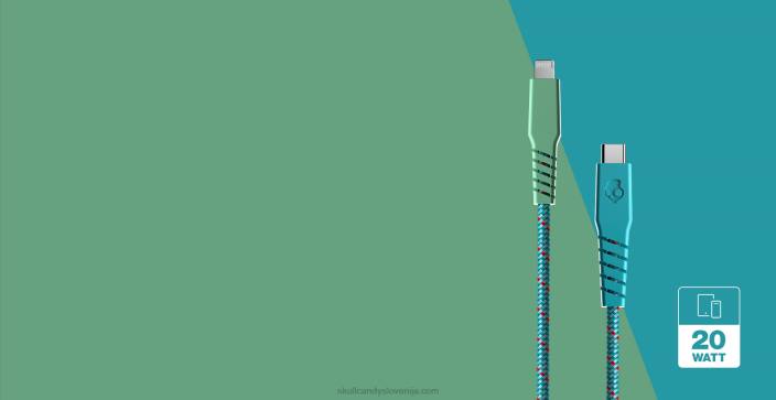 vaša pot do električnega voda + pleten polnilni kabel Skullcandy FTZX46