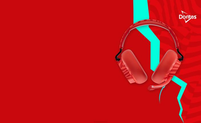 doritos rdeče žične igralne slušalke za več platform skullcandy x doritos slyr Skullcandy FTZX70