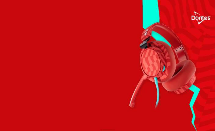 doritos rdeče žične igralne slušalke za več platform skullcandy x doritos slyr Skullcandy FTZX70