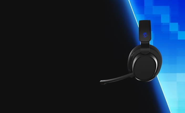 modri digihype žične igralne slušalke z več platformami premium sound slyr gaming essentials Skullcandy FTZX56