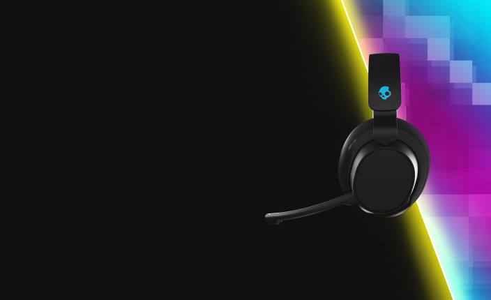 črni digihype žične igralne slušalke z več platformami premium sound slyr gaming essentials Skullcandy FTZX54