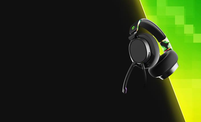 zeleni digihype žične igralne slušalke z več platformami premium sound slyr gaming essentials Skullcandy FTZX55