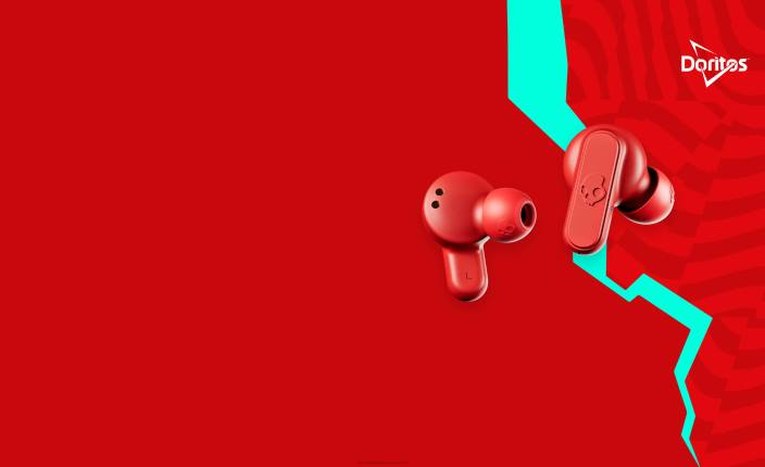 doritos rdeče prave brezžične ušesne slušalke skullcandy x doritos dime 2 Skullcandy FTZX3