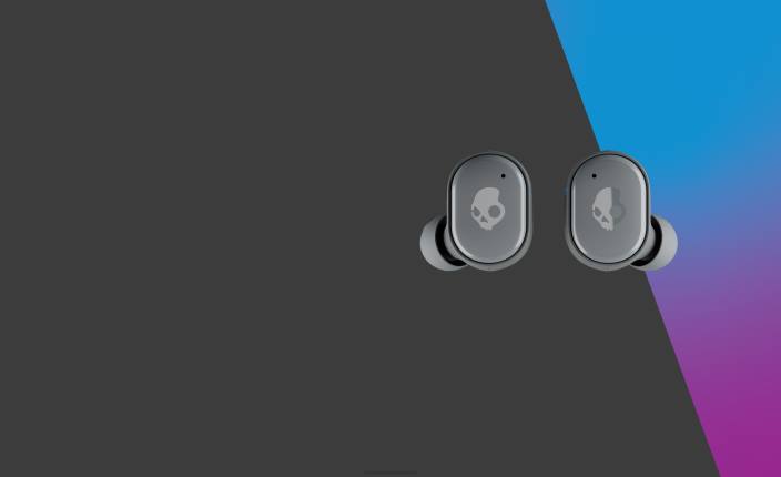 hladno siva nadgradljive tech premium sound grind prave brezžične ušesne slušalke Skullcandy FTZX11