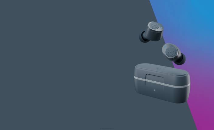 hladno siva popolnoma brezžične ušesne slušalke jib true 2wireless Skullcandy FTZX25