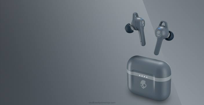 hladno siva resnične brezžične ušesne slušalke z okrepljeno indy evo resnično svobodo Skullcandy FTZX18