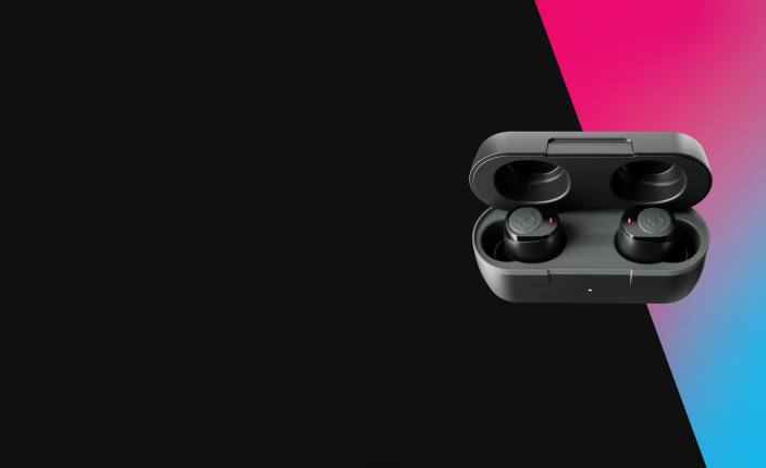 prava črna popolnoma brezžične ušesne slušalke jib true 2wireless Skullcandy FTZX24