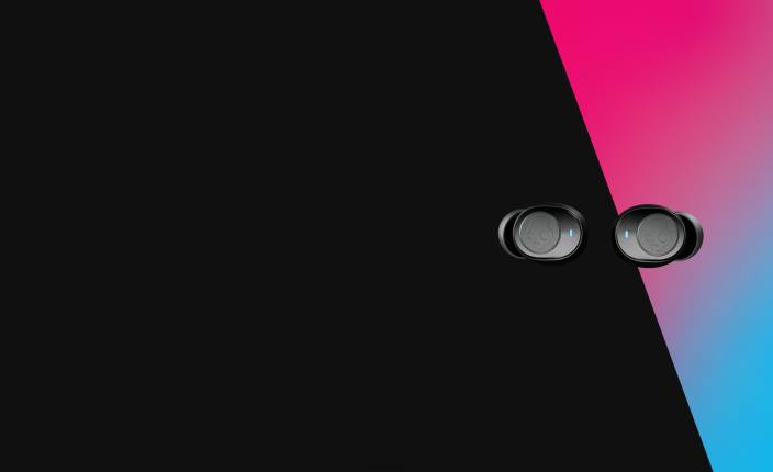 prava črna popolnoma brezžične ušesne slušalke jib true 2wireless Skullcandy FTZX24