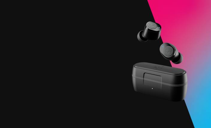 prava črna popolnoma brezžične ušesne slušalke jib true 2wireless Skullcandy FTZX24