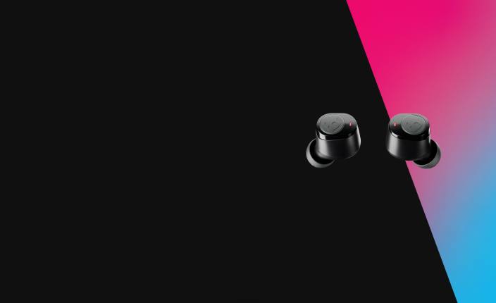 prava črna popolnoma brezžične ušesne slušalke jib true 2wireless Skullcandy FTZX24