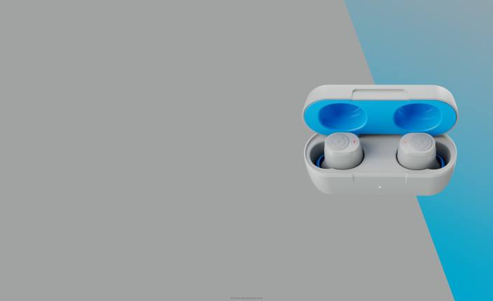 svetlo siva/modra popolnoma brezžične ušesne slušalke jib true 2wireless Skullcandy FTZX26