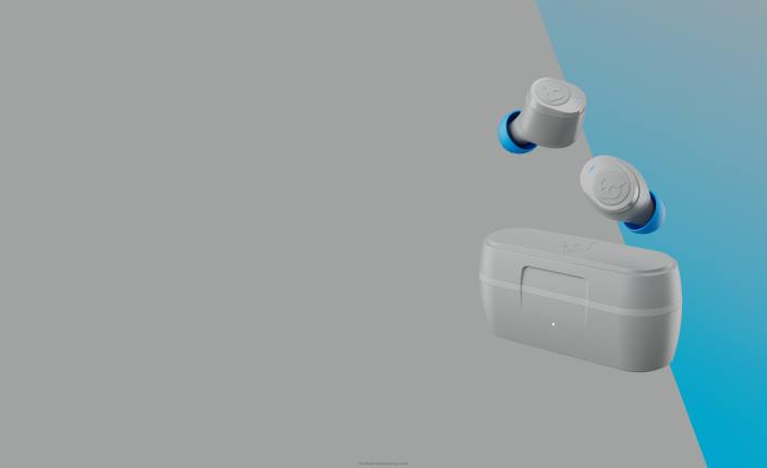 svetlo siva/modra popolnoma brezžične ušesne slušalke jib true 2wireless Skullcandy FTZX26